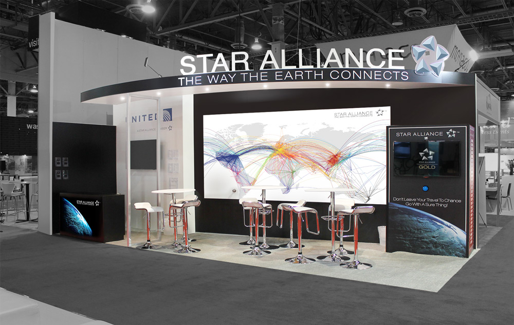 Star_Alliance展覽展臺(tái)設(shè)計(jì)