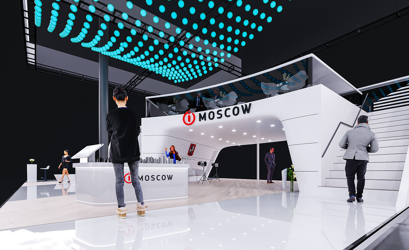 MOSCOW展臺設(shè)計