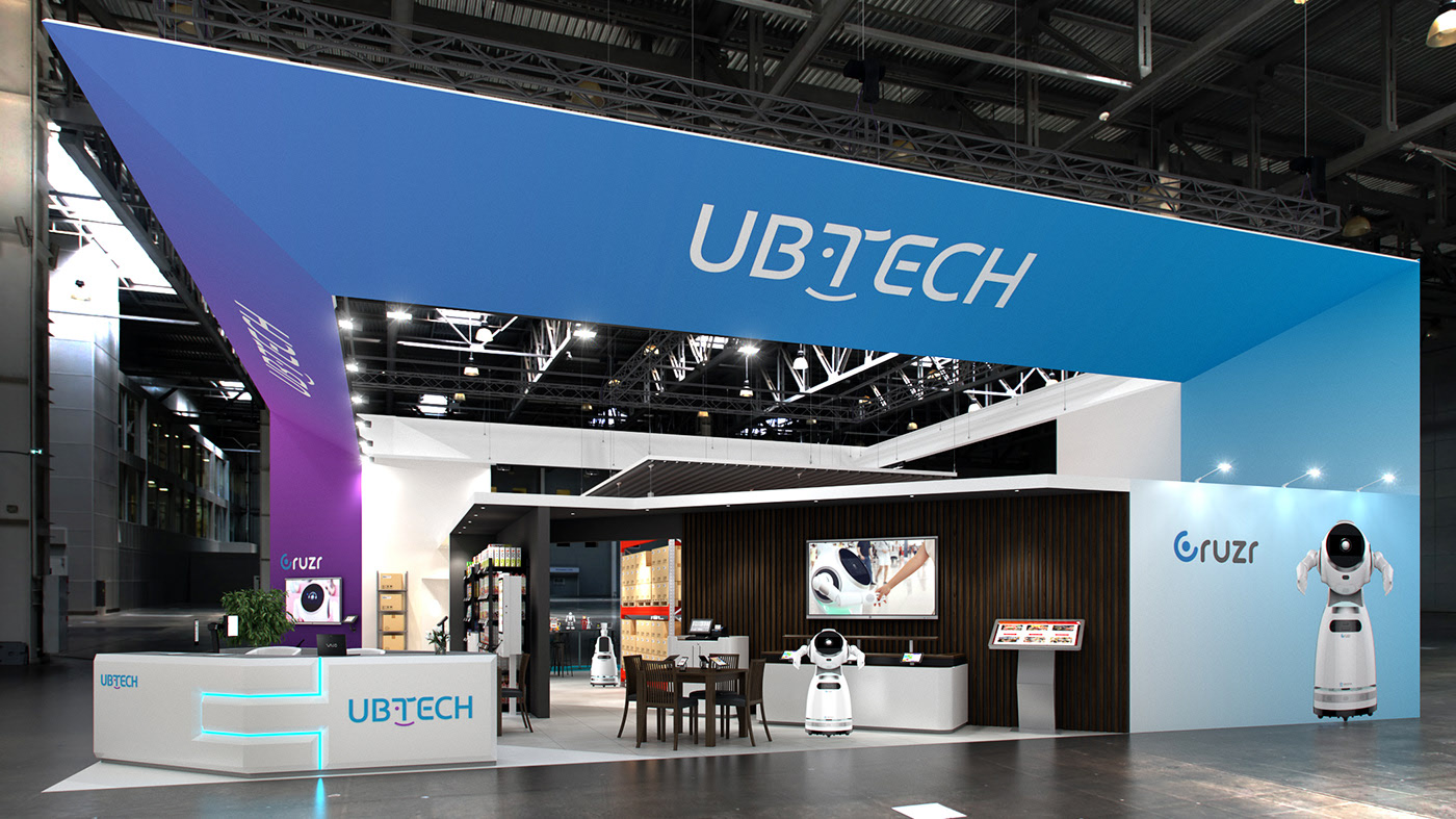 UBTECH展臺設計